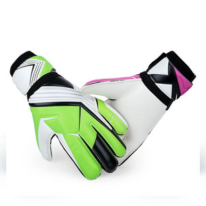 Football Goalkeeper Gloves Full Finger PU Material Non Slip Breathable Adjustable Wrist <b>Strap</b> Unisex Sports Gear - Product Image 3
