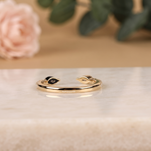 18K Gold Open <b>Adjustable</b> <b>Ring</b> <b>Sterling</b> <b>Silver</b> Pear Shaped Moissanite Pave Side Stones Trendy Luxury Fine Jewelry Women Wholesale - Product Image 2