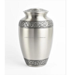 Urnes funéraires en aluminium gravées de haute qualité, best-sellers, pour cendres humaines, style américain, vente en gros - Product Image 1