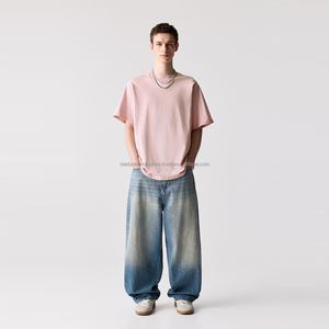 Venta al por mayor 100% algodón deportes camiseta de alta calidad 230GSM patrón sólido logotipo personalizado negro blanco de gran tamaño liso en blanco - Product Image 1