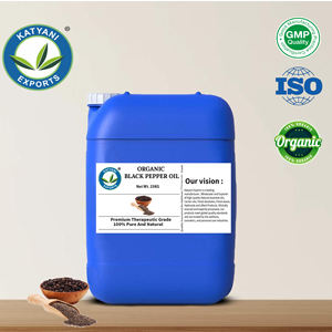 Aceite esencial orgánico de pimienta negra a granel, destilado al vapor, Piper nigrum, grado cosmético y terapéutico - Product Image 4