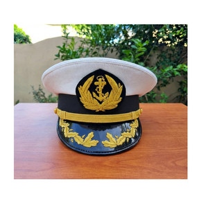 Badges personnalisés, uniforme de cérémonie, chapeau |   Chapeau d'officier britannique |   Casquette de garde de sécurité, chapeau de marin - Product Image 1