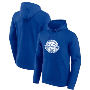 Sweat à capuche de sport personnalisé avec logo frontal, 100 % polyester, avec poche, respirant, séchage rapide, pour équipe de basketball, unisexe - Product Image 1