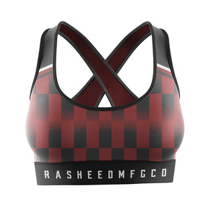 Soutien-gorge de sport rembourré pour femme avec coussinets amovibles, tissu respirant, design personnalisé, vente en gros, fournisseur d'usine de vêtements de fitness - Product Image 3