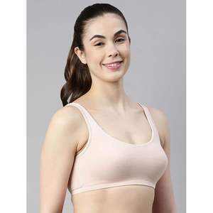 Soutien-gorge de sport pour dames sur mesure 95% coton 5% Spandex Pearl Color-Meilleur prix d'usine au Bangladesh - Product Image 2