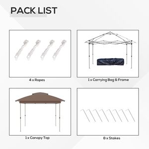 12FT X 12FT Instant Pop up <b>Canopy</b> Sun Shade <b>Tent</b> with Adjustable Height 3-Level Mesh Sidewall Netting and Storage Bag - Product Image 5