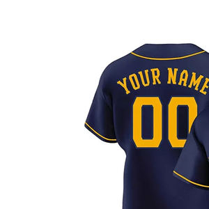 Proveedor de Uniformes Deportivos de Poliéster Transpirable con Logotipo Personalizado al por Mayor para Camisetas de Béisbol - Product Image 2