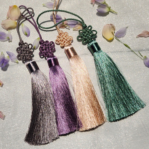 [Goyu] Ornement traditionnel coréen en soie Norigae avec pompon, pendentif décoratif pour Noël et Halloween, pochette porte-bonheur, Hanbok - Product Image 2