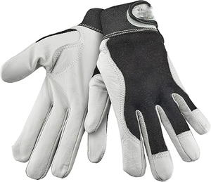 Guantes de Trabajo de Cuero Granulado, Protección Completa para Manos y Brazos, Alta Destreza, Guantes Utilitarios para Montaje - Product Image 2