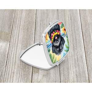 Puli Luau Compact Decorative Travel <b>Makeup</b> <b>Mirror</b> <b>for</b> Women and Girls Pocket Folding Handheld <b>Mirror</b> Gift - Product Image 2