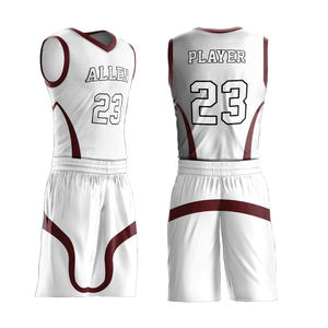 Ensemble d'uniformes de basketball de haute qualité, prix abordable, dernier design, en polyester, taille junior. - Product Image 3