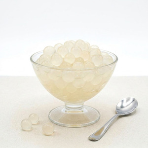 Perles de boba éclatantes au litchi en gros de Taïwan 3,4 kg – Billes de jus fruitées pour garniture de bubble tea et milk tea – Fournitures pour magasins - Product Image 1