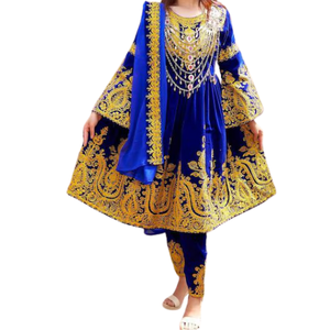 Robes modestes pour femmes, style afghan kuchi, pour mariages afghans, et tenues afghanes, américaines, canadiennes, australiennes, mode et culture afghanes - Product Image 2