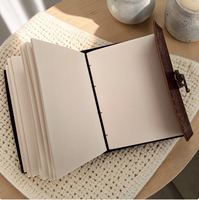 En gros, Journal en cuir gaufré Dragon, fait main, vintage, carnet de voyage, carnet de croquis vierge, Grimoire Livre des Ombres, reliure cousue