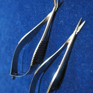 Lot de 2 ciseaux ophtalmiques McPherson Vannas de qualité OR pour micro-chirurgie, 3 pouces, en acier inoxydable, kit de précision chirurgical Elite - Product Image 3