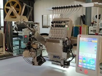 JCM-1201JINYU Nouvelle conception 2022, dernière technologie, machine à broder monotête 12 aiguilles pour chapeaux et vêtements, avec fonction de cordonnage facile