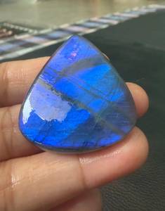 Affection Gems Natural Labradorite Oval Cut 37X22X7 52 Carat Color Change Gemstone From Rajasthan for Jewelry Making - Product Image 1
