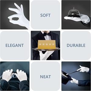 Guantes de Algodón Antideslizantes para Mujer y Hombre con Agarre - Guantes de Uniforme con Cierre a Presión - Product Image 6