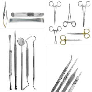 DERMISPRO INSTRUMENTS Juego de 65 Instrumentos Quirúrgicos Dentales Manuales con Certificación CE, Kit de Elevadores y Pinzas de Acero Inoxidable - Product Image 5