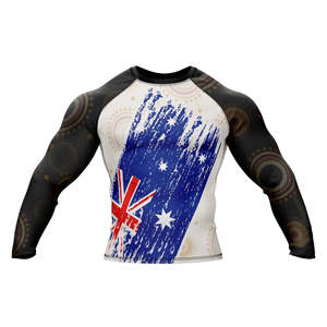 Top Sales Rash Guard Sportswear Custom Bjj Printed Rash Guard Solid Color Mma Men Rashguard Wholesale Price - Product Image 1