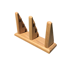 Porte-cartes de visite en bois artisanal, capacité personnalisable, design moderne, pour la maison et le bureau, en promotion. - Product Image 1
