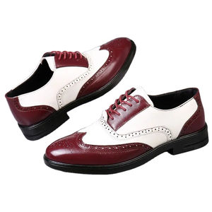 รองเท้าหนังผู้ชายคุณภาพสูง สวมใส่สบาย ดีไซน์หรูหรา รุ่น Ghillie Brogues ปี 2024 ผลิตด้วยมืออย่างประณีต - Product Image 1