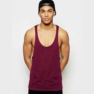 Wholesale High Quality <b>Men</b> Solid Color V-Neck <b>Tank</b> <b>Top</b> Casual Knitted Sleeveless Shirt Deep Fit Style - Product Image 1