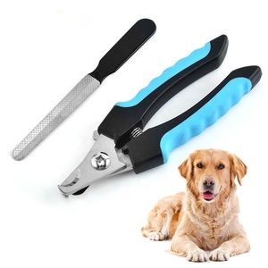 Dog Nail <b>Clippers</b> With File Blue Handle Durable <b>Pet</b> Grooming Tool <b>For</b> Canine Paw Care - Product Image 3