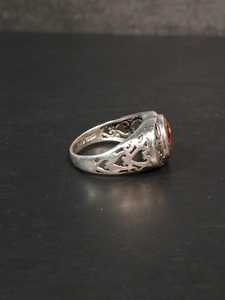 Sterling Silver 925 Boho Mixed Stone <b>Ring</b> Size 9 5 Handmade Gemstone <b>Ring</b> Statement Jewelry Gift Women - Product Image 3