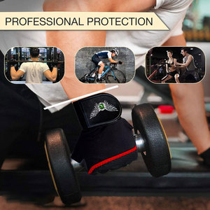 Non <b>Slip</b> Fitness Gloves with Palm Cushioning for Weight Training Bodybuilding & Exercise Heavy Duty Gym Glove with Wrist Support - Product Image 2