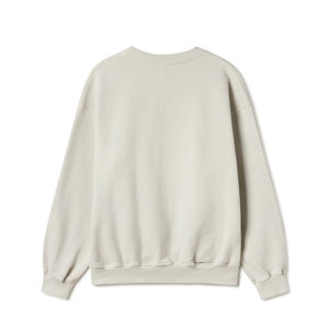 Sweat-shirts unisexes en molleton de coton vierge pour homme, coupe oversize, col ras du cou, personnalisables avec logo imprimé ou brodé, modèle Designer 2027 - Product Image 2