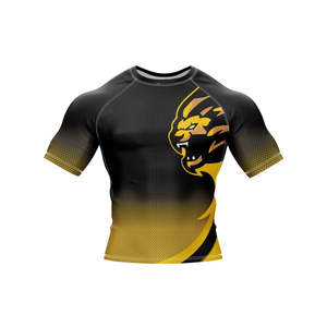 Solid Color Men <b>Long</b> <b>Sleeves</b> Rash Guard for Fitness Wear Quick Dry And Comfortable Men Rash Guard for Sale - Product Image 5