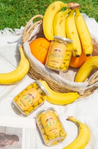 Collection BAISER Yaourt à la banane au chocolat noir sans sucre Qualité supérieure 100gr Fabriqué au Vietnam pour la vente en gros - Product Image 2