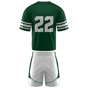 Uniformes de lacrosse personnalisés imprimés par transfert thermique, uniformes de lacrosse pour hommes 100% polyester, personnalisables, de haute qualité - Product Image 6