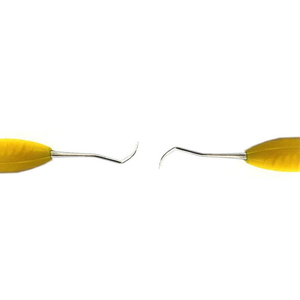 Professional Dental Sickle Scaler | Double Ended Anterior Posterior <b>Teeth</b> <b>Cleaning</b> Hand <b>Tool</b> with Ergonomic Silicone Handle - Product Image 3