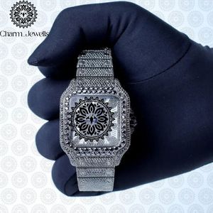 Reloj de Lujo Charm Jewells para Hombre, de Acero Inoxidable, Esfera de 40 mm, Correa de 20 cm, Movimiento Mecánico, Resistente al Agua 10 Bar, Fecha Automática - Product Image 2