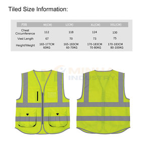 Gilet de sécurité de haute qualité, gilet de sécurité haute visibilité, gilet de sécurité premium pour le marché de gros - Product Image 2