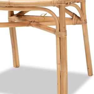 Modern Natural Outdoor <b>Rattan</b> Handmade Eco-Friendly Garden Patio Dining Chair - Product Image 5