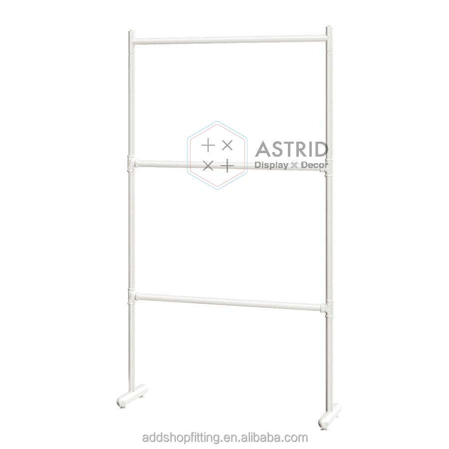 1 pc white rack + 100 pcs hair hangers