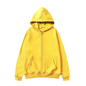 Wholesale Boxy Fit French Terry Pullover Men's Hoodie Premium Heavyweight <b>Blank</b> Fleece Top Men's Hoodie - Product Image 1