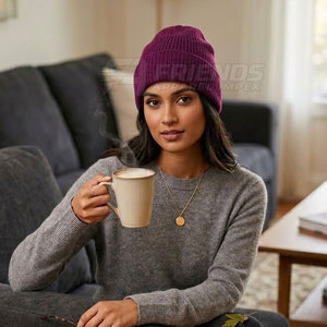 Bonnet décontracté moderne de haute qualité, léger, unisexe, réglable, en matériau chaud, conçu pour la mode urbaine et le port quotidien en hiver - Product Image 2