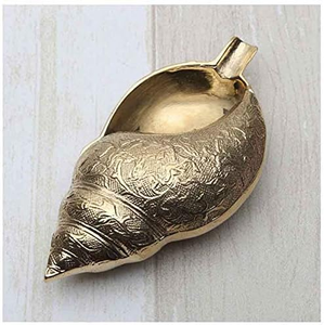 Cendrier en laiton de style vintage fait main avec finition décorative pour la maison, le bureau, le salon, l'hôtel, le restaurant, la table - Product Image 1