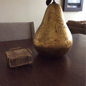 Posavasos de madera natural, ideales para decoración minimalista de mesas, encimeras de cocina y uso en habitaciones, base para mesita de noche para vasos de agua. - Product Image 3