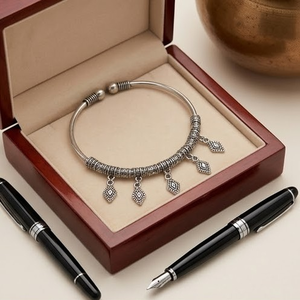 DIVYORO DIAMOND CHARM CUFF KADA - Product Image 3