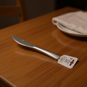 Couteaux de table en acier inoxydable de 21 cm avec design moderne et finition miroir pour les occasions de mariage - Product Image 3