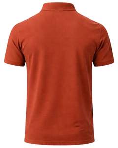 Camiseta Polo de Algodón para Hombre, Color Naranja Óxido, Corte Clásico, Manga Corta, Ropa Casual de Verano, Logotipo Personalizado, Fabricante OEM, Suministro al por Mayor - Product Image 2