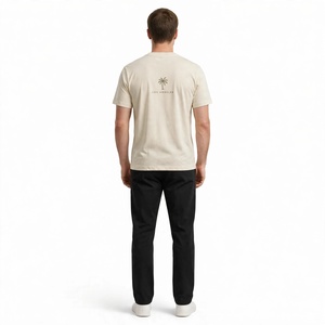 Camiseta de Hombre con Diseño Personalizado, Estampada, Manga Corta, Cuello Redondo, 100% Algodón, Transpirable, Antiarrugas, Secado Rápido, Ecológica BD - Product Image 3