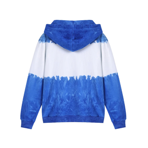 Sudadera con Capucha de Alta Calidad ZPB Tie Dye con Bordado Chenille, Ropa Unisex Premium para Hermandades y Fraternidades Griegas, Sudadera de Forro Polar - Product Image 2