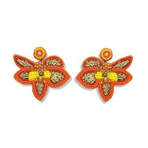 Elegant Festive Dangle <b>Earrings</b> Stylish Geometric Beaded Handmade Accessory At Best Price - Product Image 5