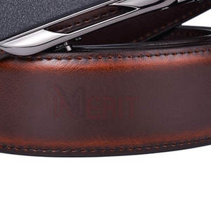 Cinturón de Cuero Genuino de Vaca para Hombre, Estilo Ejecutivo, de Pakistán, con Hebilla Personalizada y Doble Uso, Venta al Por Mayor - Product Image 4